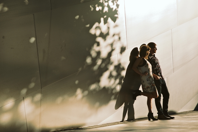 Walt Disney Concert Hall Engagement Session, Southern California Wedding Photographers, D'Avello Photography, www.davello.com